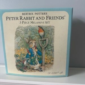 Beatrix Potter's Peter Rabbit 3 Piece Melamine Set